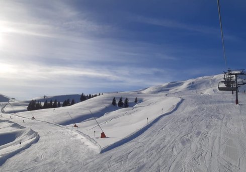 Skivergnügen in Skigebiet Kitzski - © Pension zu Hause